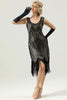 Load image into Gallery viewer, svart ermeløs 1920 kjole