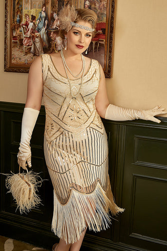 Påstand Ufrugtbar strække 1920-tallet Kjoler - Flapper kjole - Gatsby kjole - Vintage klær – Tagged  "size_M"– ZAPAKA NO