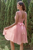 Load image into Gallery viewer, blush chiffon &amp;blonder kjole