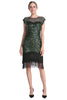 Load image into Gallery viewer, rosa paljett gatsby 1920-tallet flapper kjole