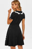 Load image into Gallery viewer, svart flaggermus print halloween kjole