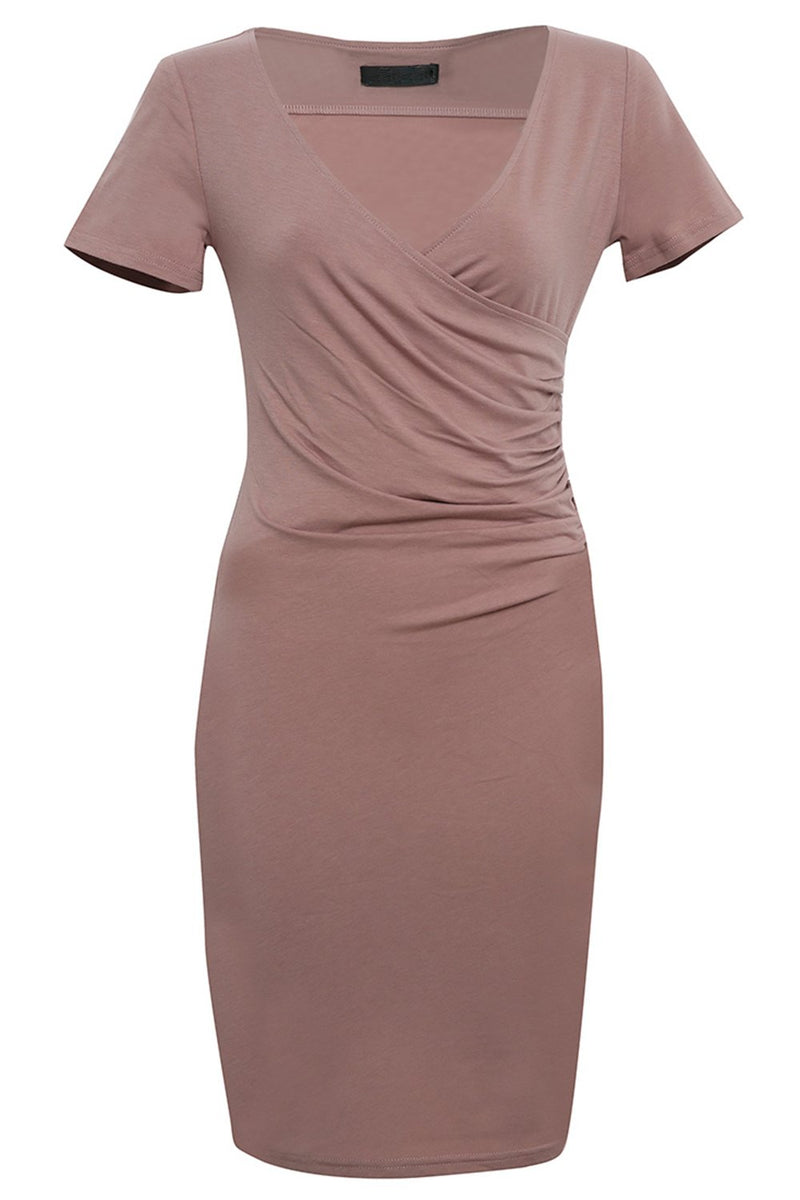Load image into Gallery viewer, Bodycon V Neck 1960-tallet Kjole med ermer