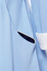 Load image into Gallery viewer, blå knapp vintage 1950-tallet kjole med bowknot
