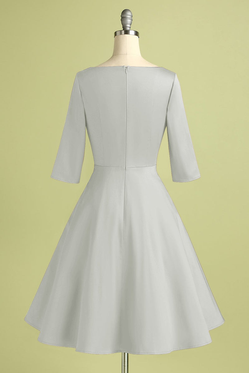 Load image into Gallery viewer, Pluss størrelse hvit formell kjole