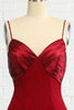 Load image into Gallery viewer, blonder mørk rød brudepike kjole