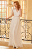 Load image into Gallery viewer, hvit blonder mor til bruden kjole