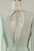 Load image into Gallery viewer, Mint Bryllup Guest kjole med lange ermer
